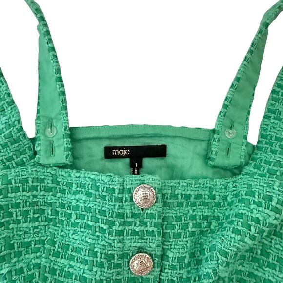 Maje Livete Fringe Trim Tweed Top (1) & Ivete Frayed Hem Shorts (34) - Picture 14 of 16